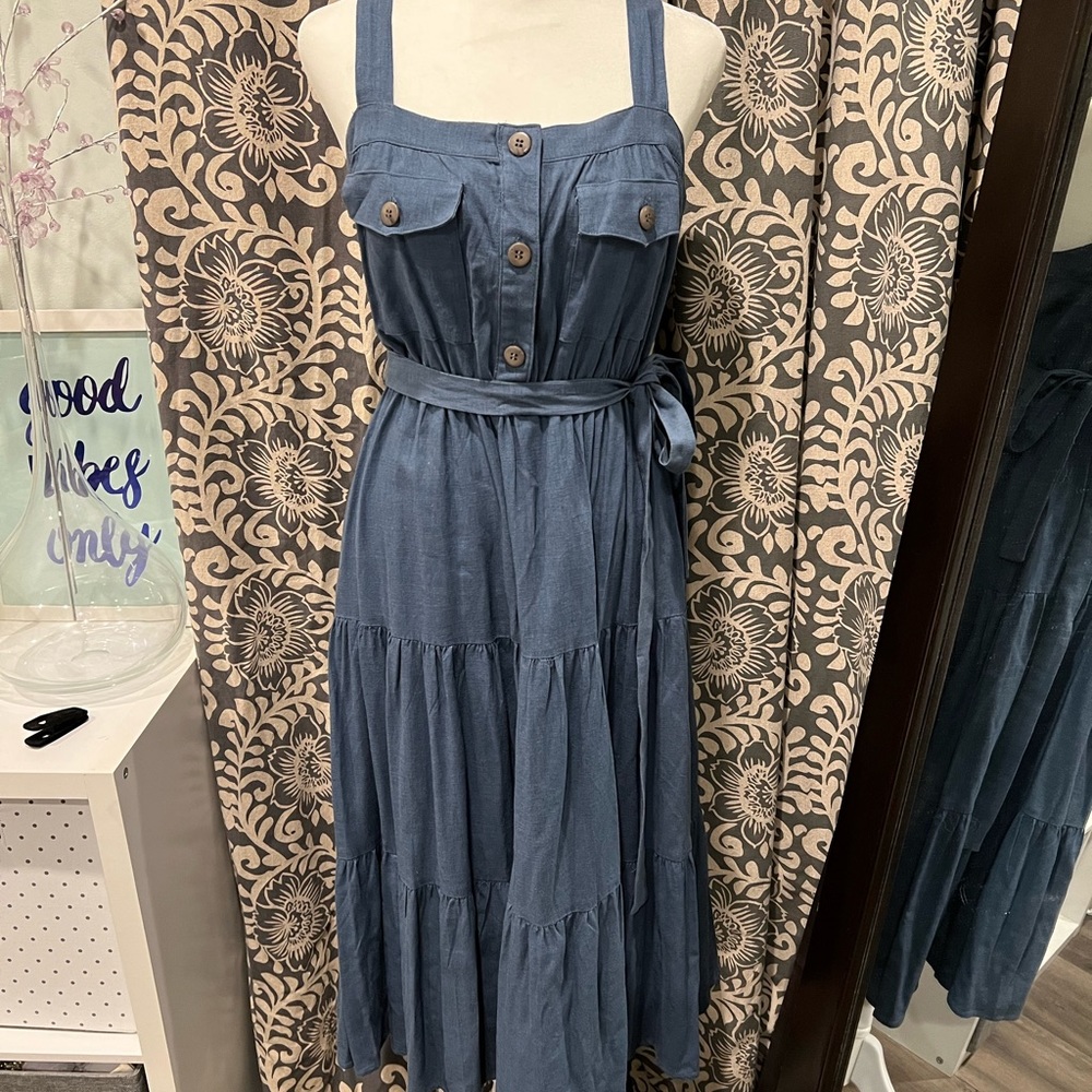 Chambray Dress Maison Tara